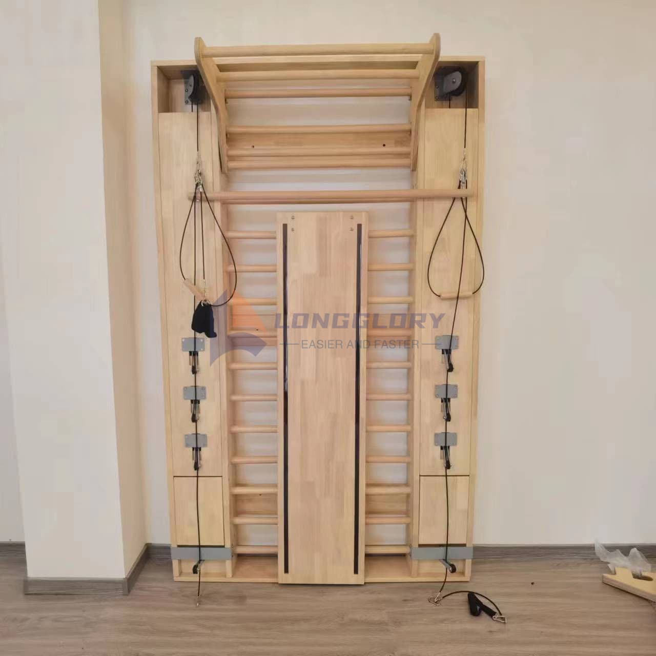 भित्ता माउन्ट गरिएको र्याक स्वीडिश सीढी